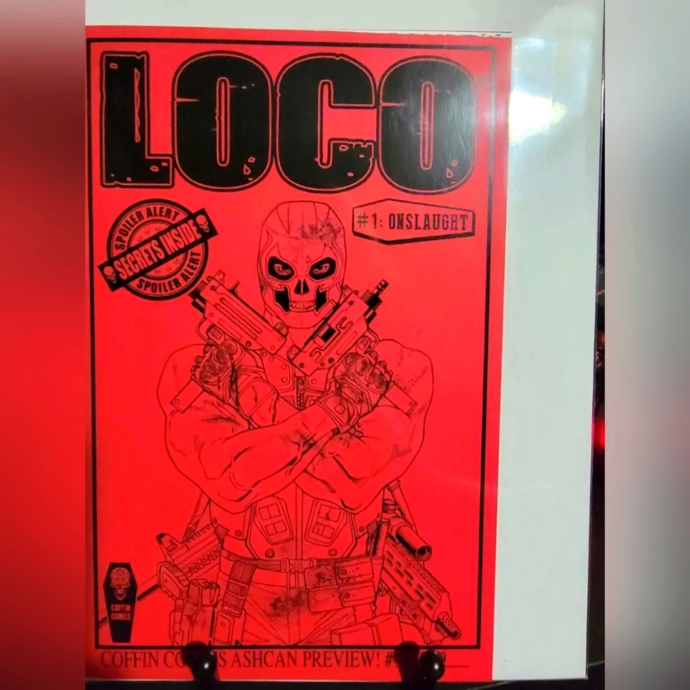 La Muerta: Onslaught * Loco Red Ashcan